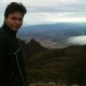 Yo en el volcan baru